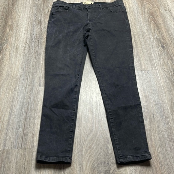 Democracy “AbTechnology” Black Skinny Jeans 12 Petite - Picture 2 of 11